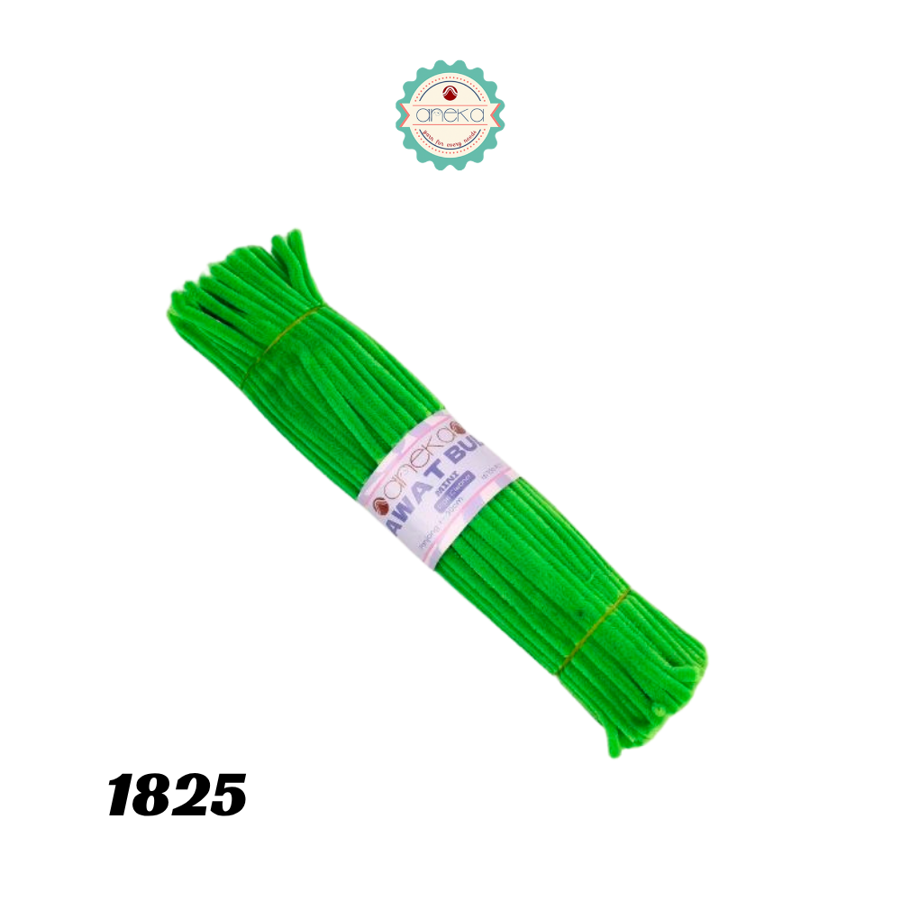 KATALOG - [Isi 100 PCS] Kawat Bulu Mini Mercy PREMIUM / Tangkai Chenille Pastel / Pipe Cleaner DIY Bouquet
