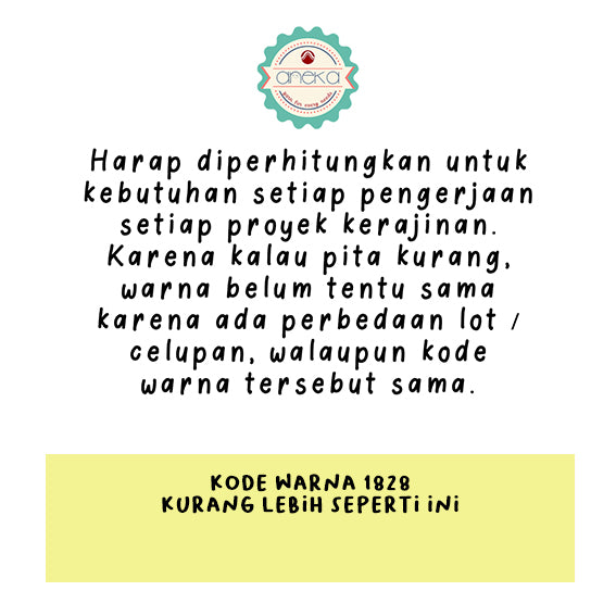 KATALOG - [20 Yard / Roll] Pita Satin 2" - 5 cm Pergulung / Satin Silk Ribbon