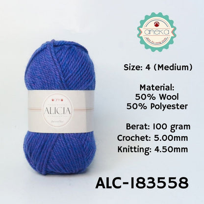 KATALOG - Benang Rajut Wool Alicia / Crochet Knitting Yarn - Part 1