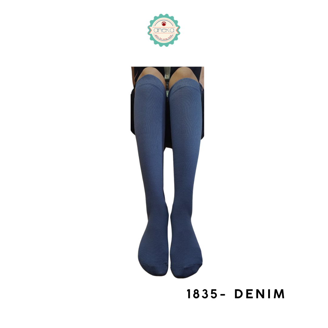 KATALOG - Kaos Kaki Panjang Harajuku Premium / Selutut / Muslimah / Paskibra / Korea