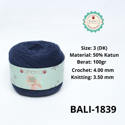 KATALOG -  Benang Rajut Katun Bali ANEKA / Soft Cotton Big Ply made by ANEKABENANG PART 1