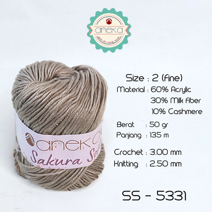 CATALOG - Sakura Soft Knitting Yarn / Silk Cotton Milk Cotton Yarn Part 1