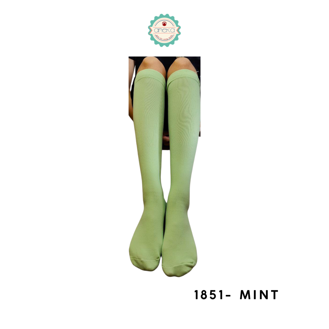 KATALOG - Kaos Kaki Panjang Harajuku Premium / Selutut / Muslimah / Paskibra / Korea