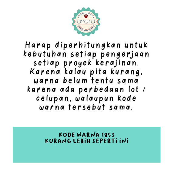 KATALOG - [20 Yard / Roll] Pita Satin 2" - 5 cm Pergulung / Satin Silk Ribbon