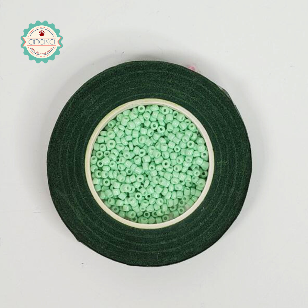8/o Hiroshima Sand Mote / Mute Beads / Doff Glossy Jewelry Mote - 15 grams
