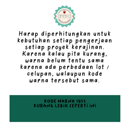 KATALOG - [20 Yard / Roll] Pita Satin 2" - 5 cm Pergulung / Satin Silk Ribbon