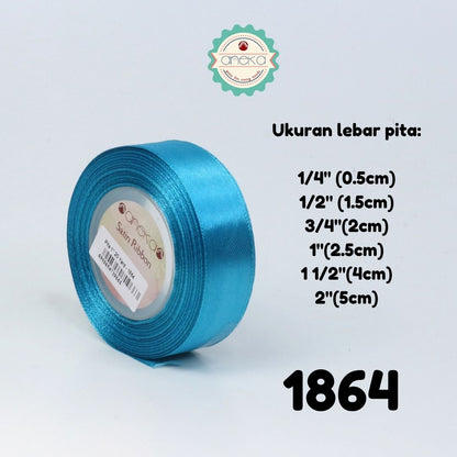 KATALOG - [20Yard / Roll] Pita Satin - 1" - 2.5 cm Pergulung / Silk Satin Ribbon - Part 2