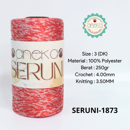 KATALOG - Benang Rajut Seruni / Pipih / Polyester Flat / Tape / Spaghetti Crochet Knitting Yarn