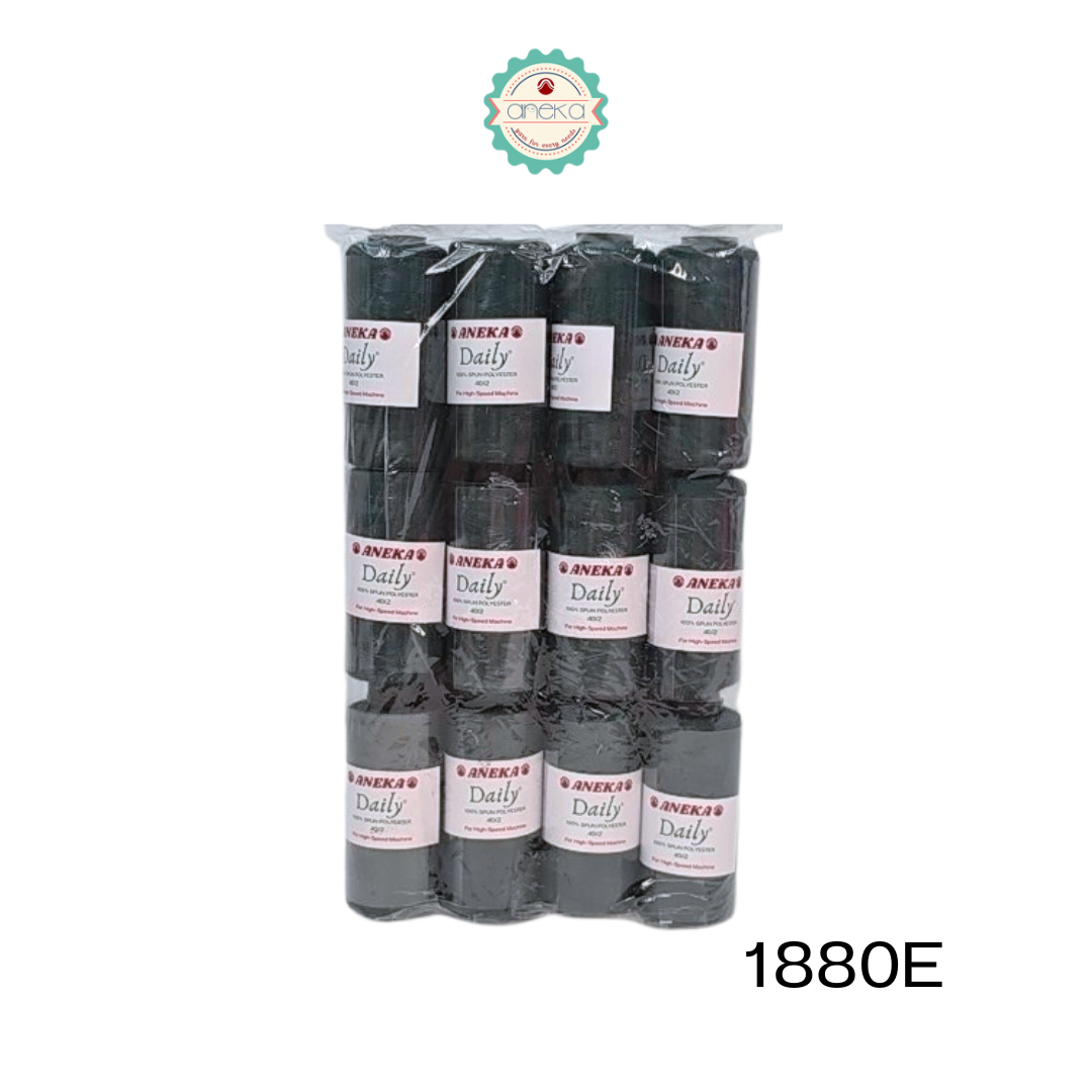 ANEKA - [12 PCS] Benang Jahit Daily / Spun Polyester Lusin