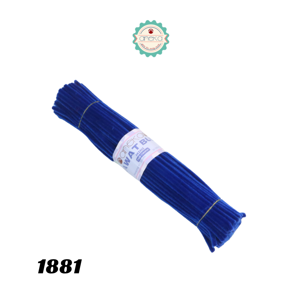 KATALOG - [Isi 100 PCS] Kawat Bulu Mini Mercy PREMIUM / Tangkai Chenille Pastel / Pipe Cleaner DIY Bouquet