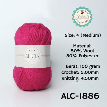 KATALOG - Benang Rajut Wool Alicia / Crochet Knitting Yarn - Part 1