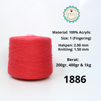 KATALOG - Benang Rajut Wool Aneka Cones / Wol / Siet Yarn / Tufting Rug / Karpet - Part 3