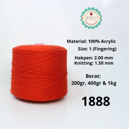 KATALOG - Benang Rajut Wool Aneka Cones / Wol / Siet Yarn / Tufting Rug / Karpet - Part 3