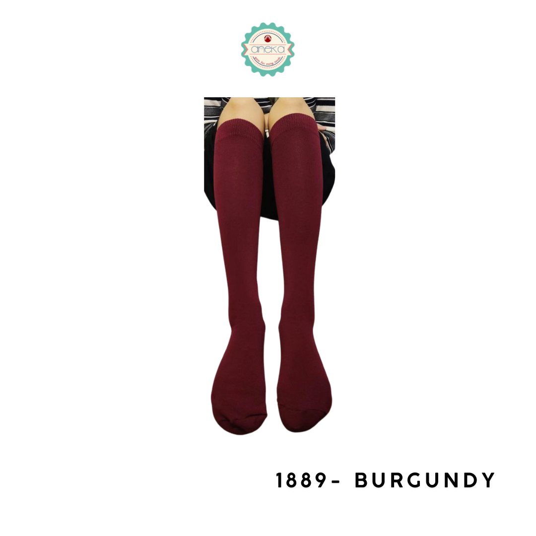 KATALOG - Kaos Kaki Panjang Harajuku Premium / Selutut / Muslimah / Paskibra / Korea