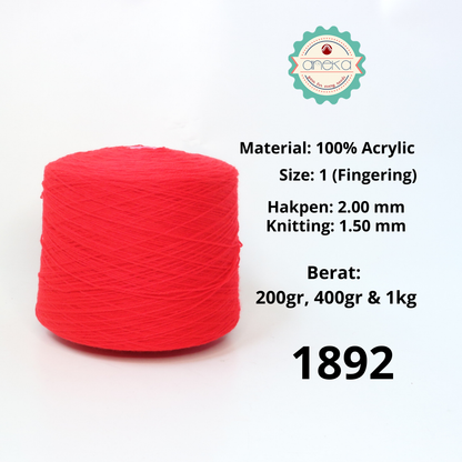 KATALOG - Benang Rajut Wool Aneka Cones / Wol / Siet Yarn / Tufting Rug / Karpet - Part 3