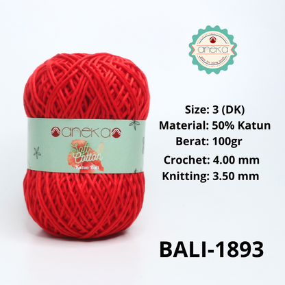 KATALOG -  Benang Rajut Katun Bali ANEKA / Soft Cotton Big Ply made by ANEKABENANG PART 1