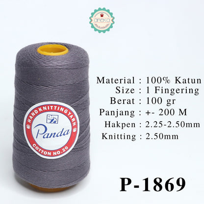 KATALOG - Benang Rajut Katun Panda / Cotton Yarn 1