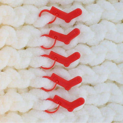 Locking Stitch Marker Socks / Sock Shape Knitting Marker - SET
