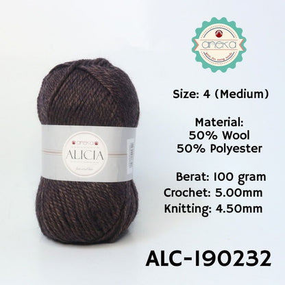 KATALOG - Benang Rajut Wool Alicia / Crochet Knitting Yarn - Part 1