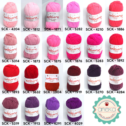 KATALOG - Benang Rajut Katun Susu Sakura Milk Cotton Chunky PART 2
