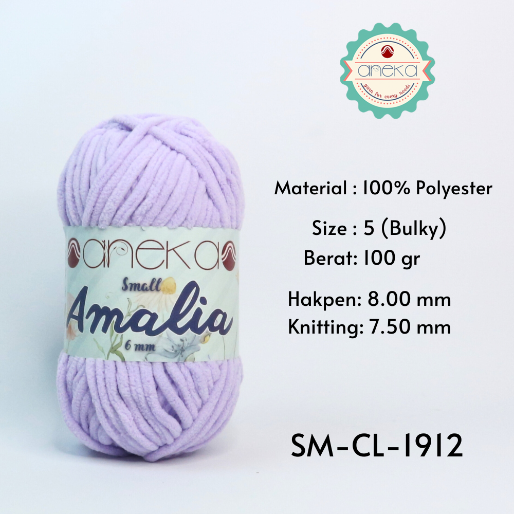 KATALOG - Benang Rajut Small Amalia / Chenille Crochet Knitting Yarn