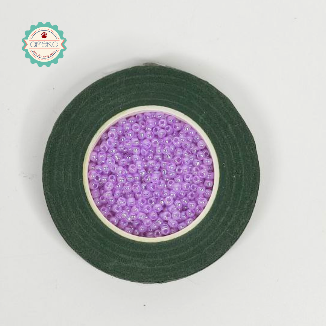 8/o Hiroshima Sand Mote / Mute Beads / Doff Glossy Jewelry Mote - 15 grams