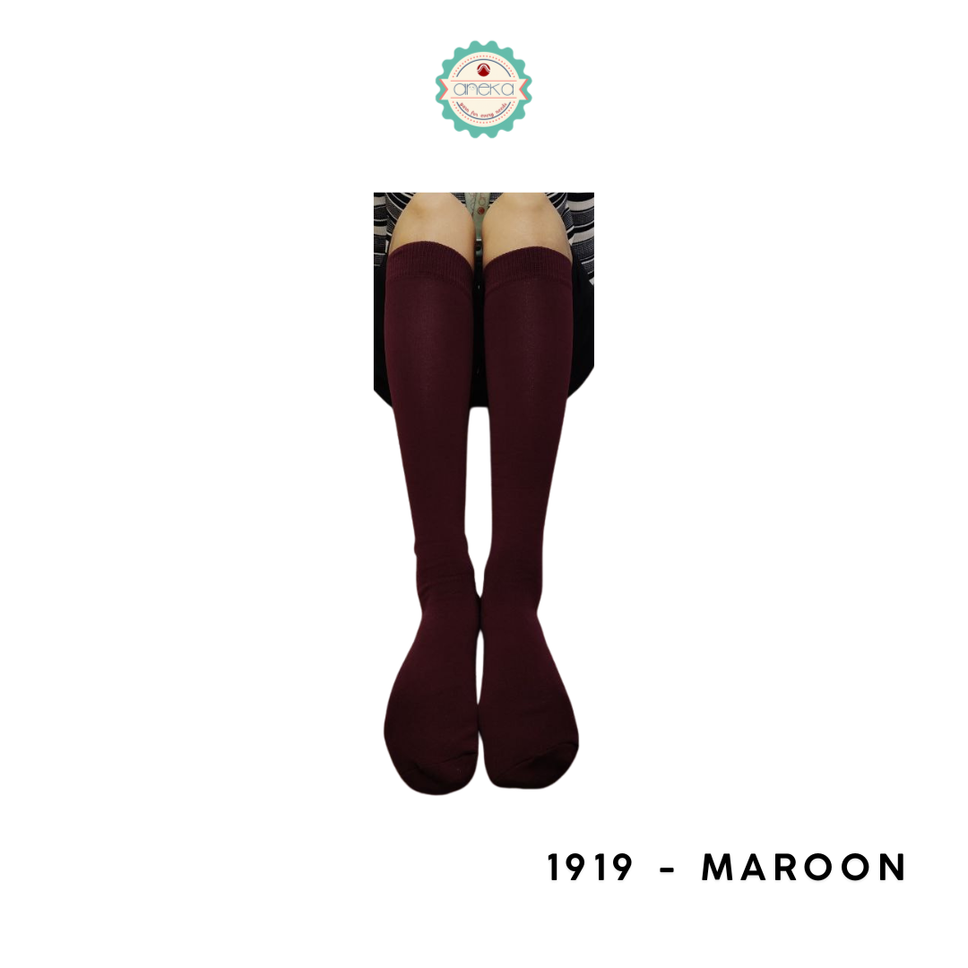 KATALOG - Kaos Kaki Panjang Harajuku Premium / Selutut / Muslimah / Paskibra / Korea