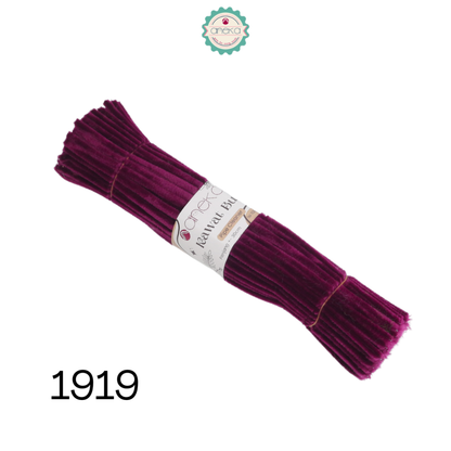 ANEKA - [Isi 100 PCS] Kawat Bulu Mercy Pastel / Tangkai Chenille / Pipe Cleaner DIY Bouquet