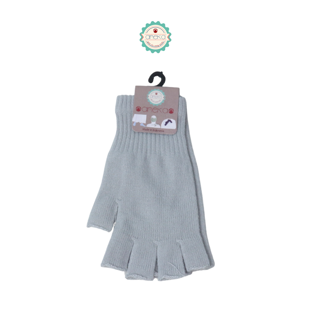 KATALOG - Sarung Tangan Dewasa  Buntung Polos / Knit Gloves