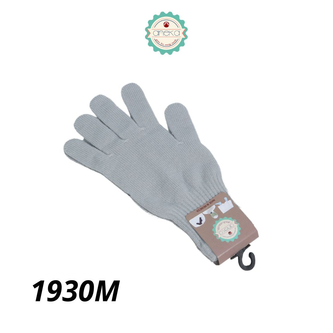 AnekaBenang - PLAIN MOTIF KNITTED GLOVES