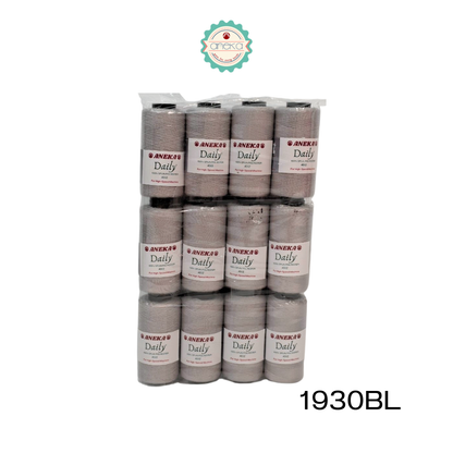 ANEKA - [12 PCS] Benang Jahit Daily / Spun Polyester Lusin