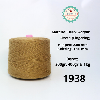 KATALOG -  Benang Rajut Wool Aneka Cones  / Wol / Siet Yarn / Tufting Rug / Karpet - Part 1
