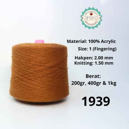 KATALOG -  Benang Rajut Wool Aneka Cones  / Wol / Siet Yarn / Tufting Rug / Karpet - Part 1