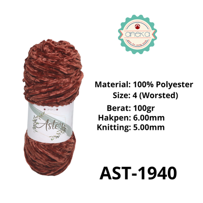 CATALOG - Aster Bludru Knitting Yarn / Velvet Knitting Yarn PART 1