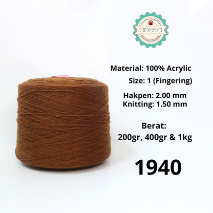 KATALOG -  Benang Rajut Wool Aneka Cones  / Wol / Siet Yarn / Tufting Rug / Karpet - Part 1