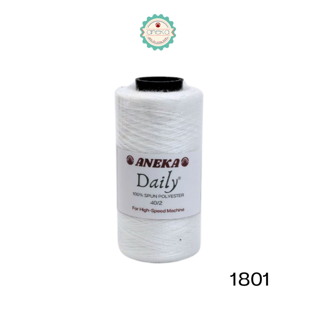 ANEKA - [PCS] Benang Jahit Daily / Spun Polyester Satuan Eceran