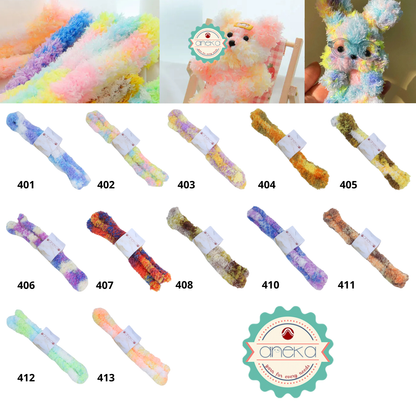 KATALOG - Kawat Bulu Poppy Tebal Premium / Boneka Kawat / Plush Twisting Rod Wool Thread Toys / Wire Twisting Sticks Strip DIY