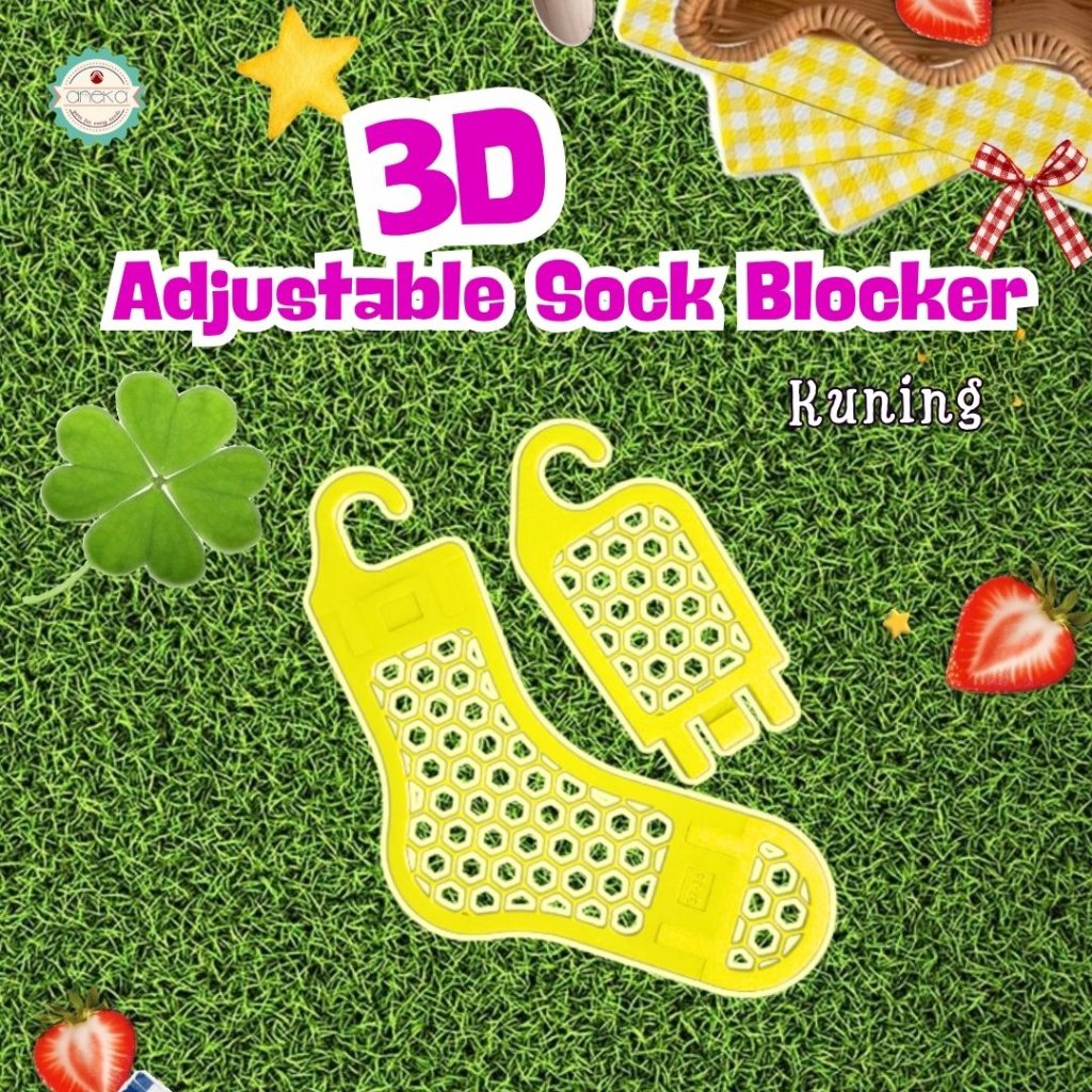 ANEKA - [PRE-ORDER] 3D Print Cetakan Kaos Kaki Rajut / Adjustable Sock Blocker