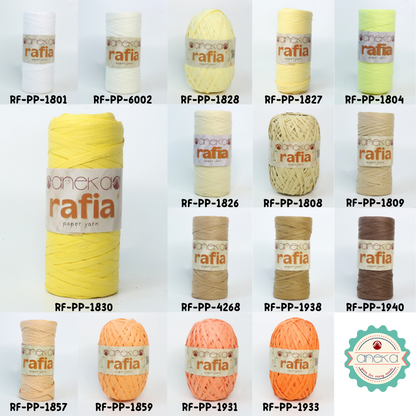 KATALOG - Benang Rajut Rafia / Raffia Paper Yarn