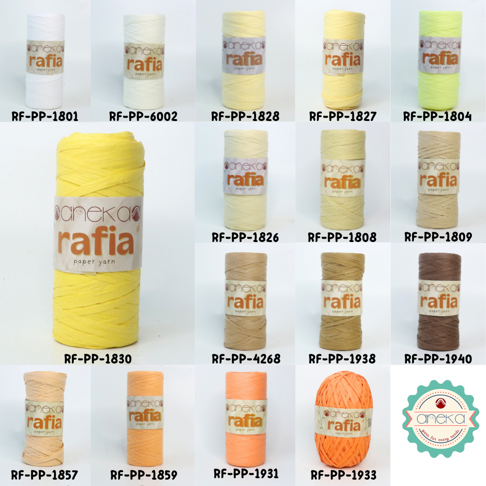 KATALOG - Benang Rajut Rafia / Raffia Paper Yarn