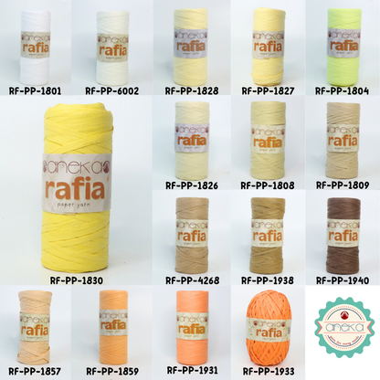 KATALOG - Benang Rajut Rafia / Raffia Paper Yarn