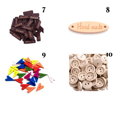 Handmade Wooden Button Series - PCS
