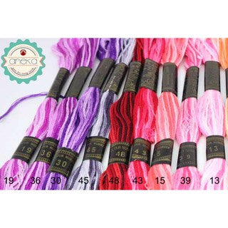 CATALOG - Embroidery Knitting Yarn / Embroidery Thread Brand Rose - Gradation - UNIT - Part 4