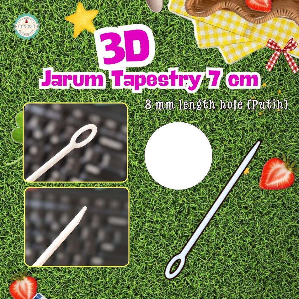 ANEKA - [5 PCS] 3D Print Jarum Tapestry 7 CM / Wool Needle