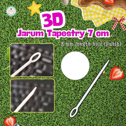 ANEKA - [5 PCS] 3D Print Jarum Tapestry 7 CM / Wool Needle
