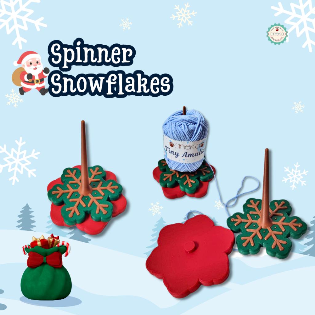 KATALOG- [PRE-ORDER] 3D Print Special Christmas Edition / Aksesoris Peralatan Rajut Knitting Natal DIY