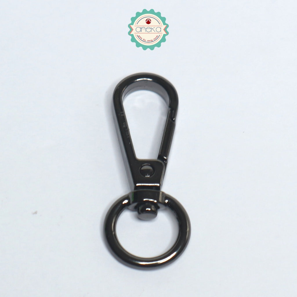 ANEKA - [2PCS] Kait Tas Silver / Hitam / Emas