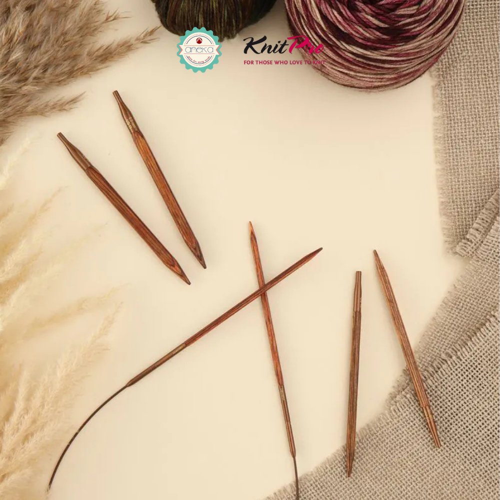 KNITPRO - Ginger Cubics Interchangeable Circular Needles / Alat Rajut Knitting