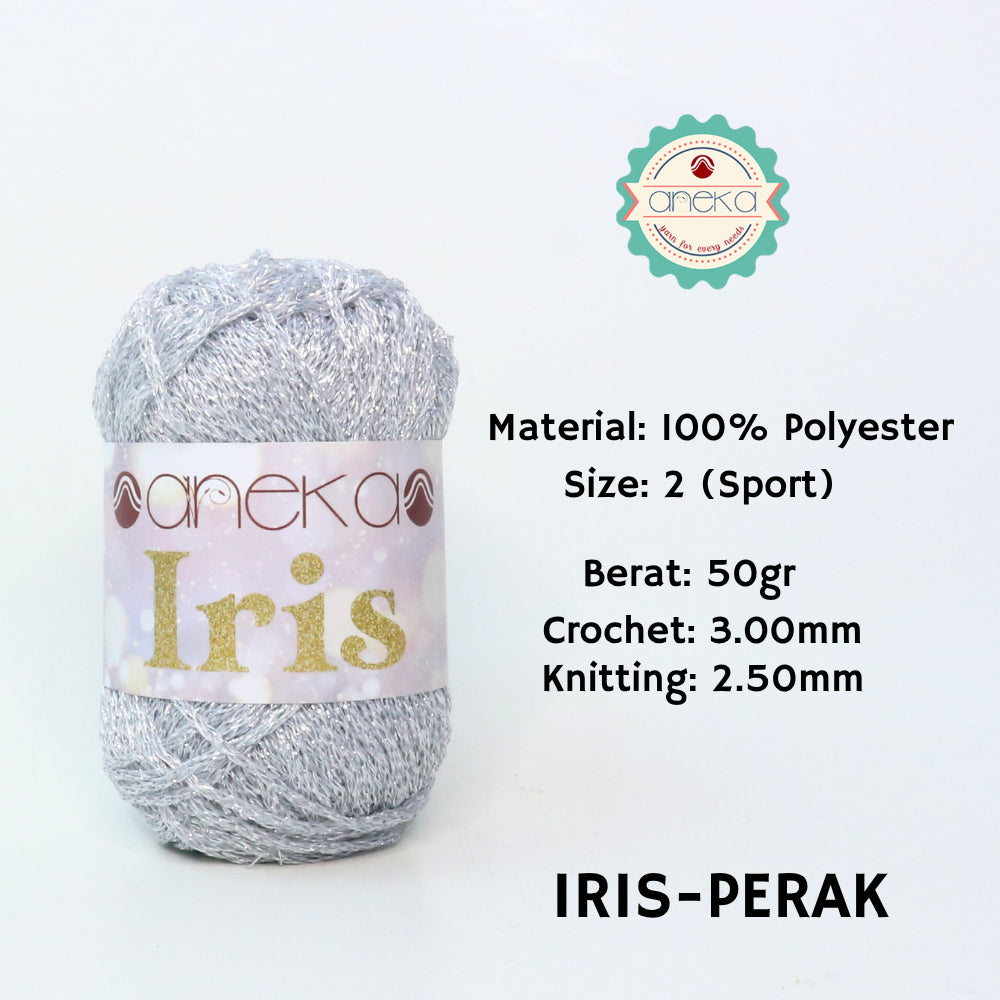 KATALOG - Benang Rajut Iris Glitter / Crochet Knitting Yarn