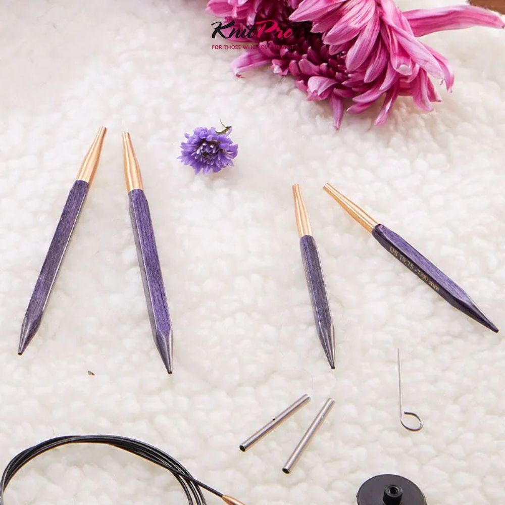 KnitPro - J’adore Cubics Knitting Interchangeable Circular Needles - 10cm (4")